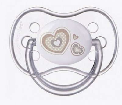 Купить canpol (канпол) пустышка круглая силиконовая 0-6 месяцев newborn baby белая 1 шт в Ваде