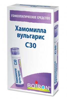 Купить хамомилла вульгарис с30, гомеопатический монокомпонентный препарат растительного происхождения, гранулы гомеопатические 4 гр  в Ваде