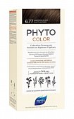 Купить фитосолба фитоколор (phytosolba phyto color) краска для волос оттенок 6,77 светлый каштан-капучино 50/50/12мл в Ваде