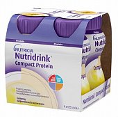Купить nutridrink (нутридринк) компакт протеин со вкусом ванили 125мл, 4 шт в Ваде