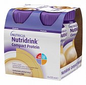Купить nutridrink (нутридринк) компакт протеин со вкусом кофе 125мл, 4 шт в Ваде