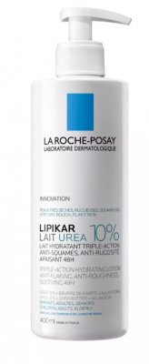 Купить la roche-posay lipikar lait urea 10% (ля рош позе) молочко для тела увлажняющее тройного действия, 400 мл в Ваде