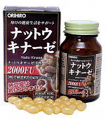 Купить orihiro (орихиро) натто киназа, капсулы массой 340мг 60шт бад в Ваде