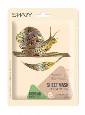 Купить шери (shary) маска-омолаживание для лица с муцином улитки и центеллой азиатской 25г в Ваде