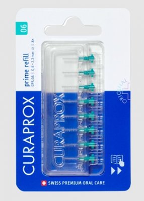 Купить curaprox (курапрокс) набор ершиков межзубных prime refill, cps06 8шт в Ваде