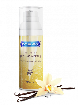 Купить torex (торекс) гель-смазка интимный чувственная ваниль, флакон-дозатор 50мл в Ваде
