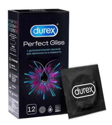 Купить durex (дюрекс) презервативы perfect gliss 12шт в Ваде